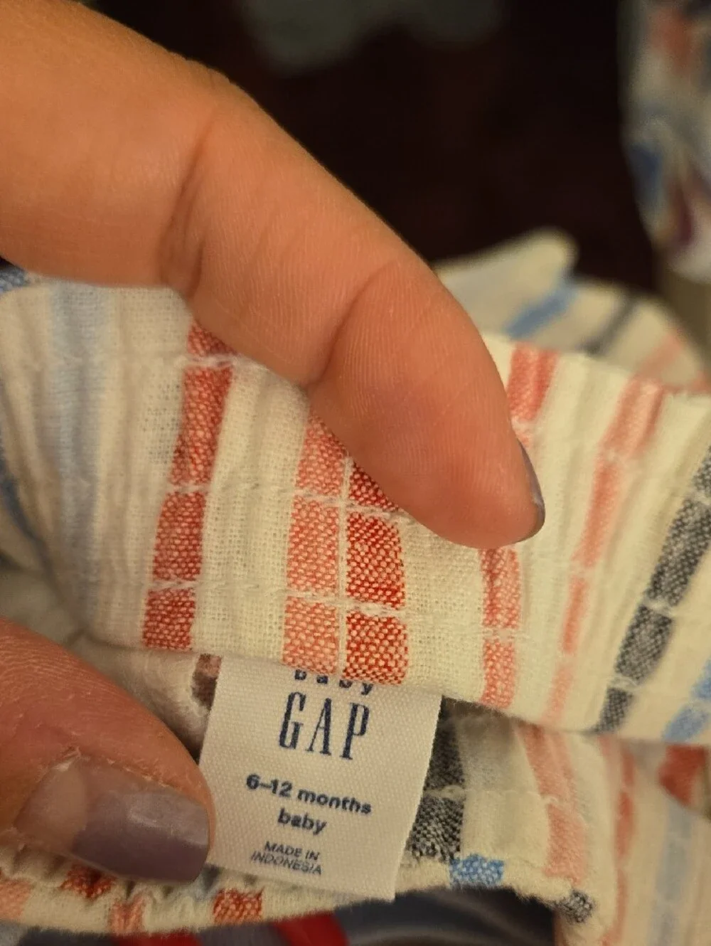 GAP Light Blue Polo Top with Teddy Patch